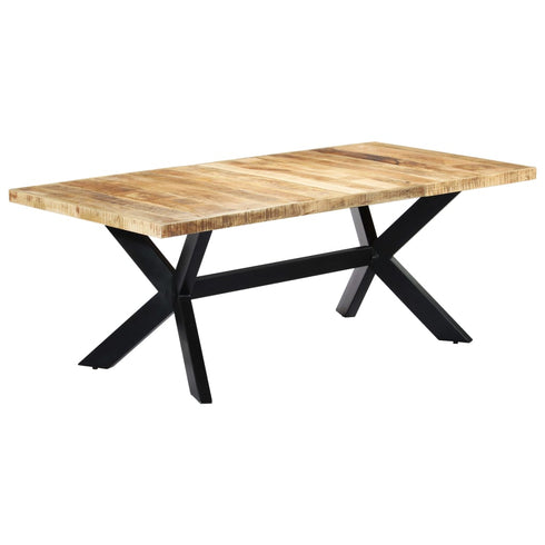 Rustika Rowe -  Dining Table 200x100x75 cm Solid Mango Wood